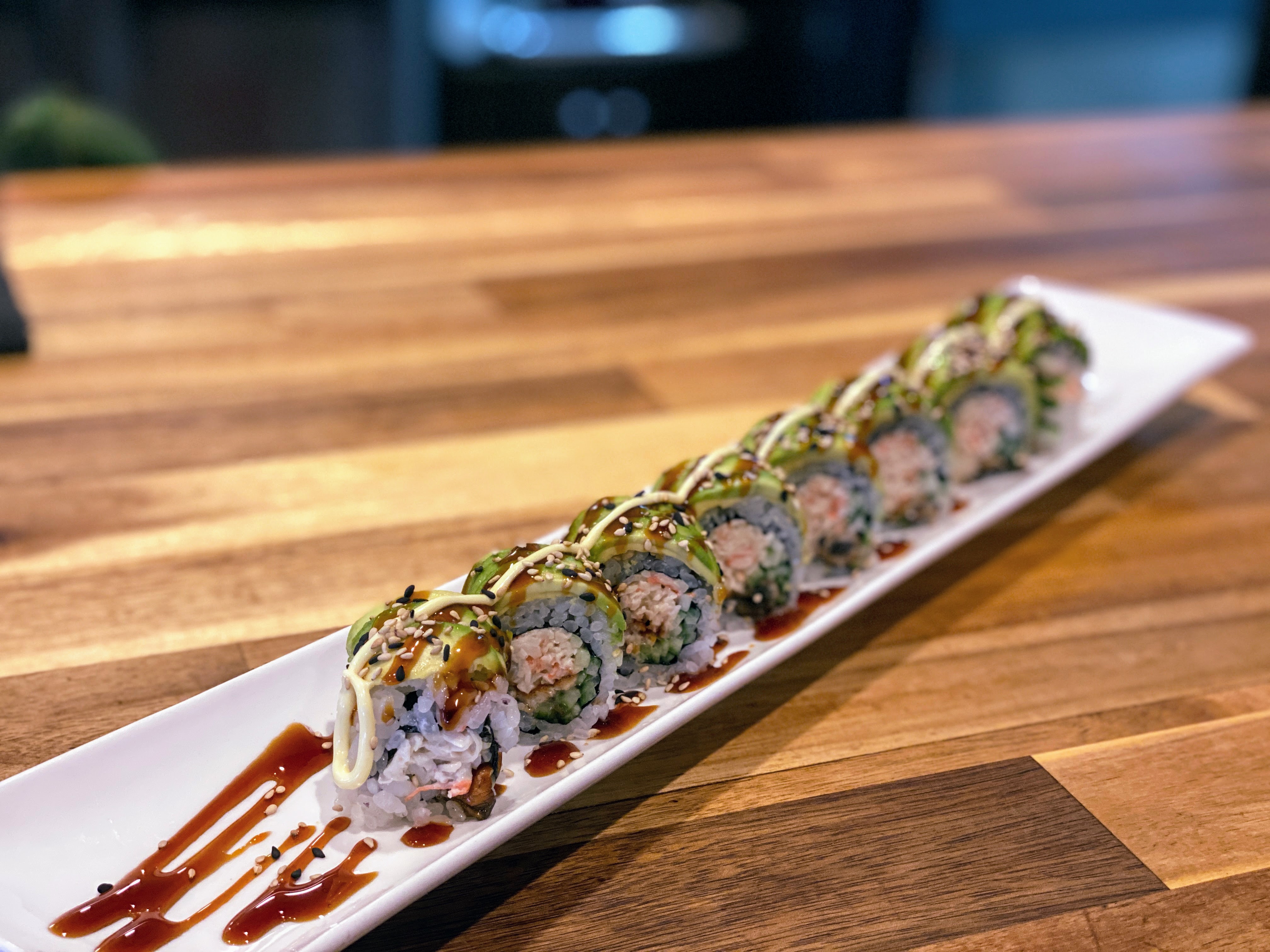 Order Caterpillar Roll food online from Sushiology store, Kennesaw on bringmethat.com