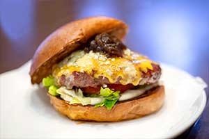 Order Toreada Burger food online from Bigotes Street Tacos store, The Woodlands on bringmethat.com