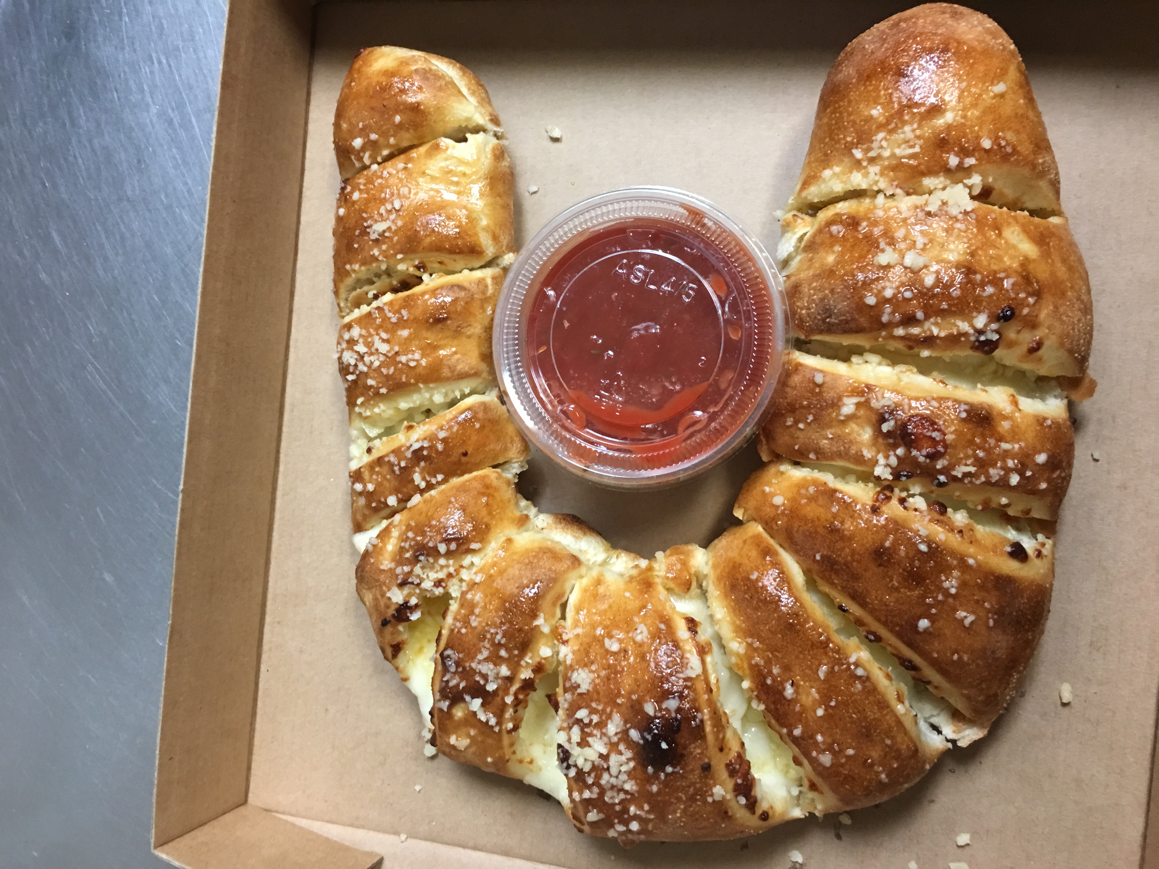 Order Cheese Calzone food online from Ray Pizza store, Detroit on bringmethat.com