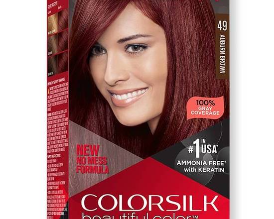 Order Revlon Colorsilk Beautiful Color: Auburn Brown 49 food online from iDa Beauty Supply Store store, Middletown on bringmethat.com