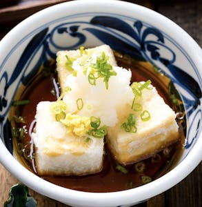 Order Age Dashi Tofu food online from Sushi Little Tokyo Restaurant store, Cary on bringmethat.com
