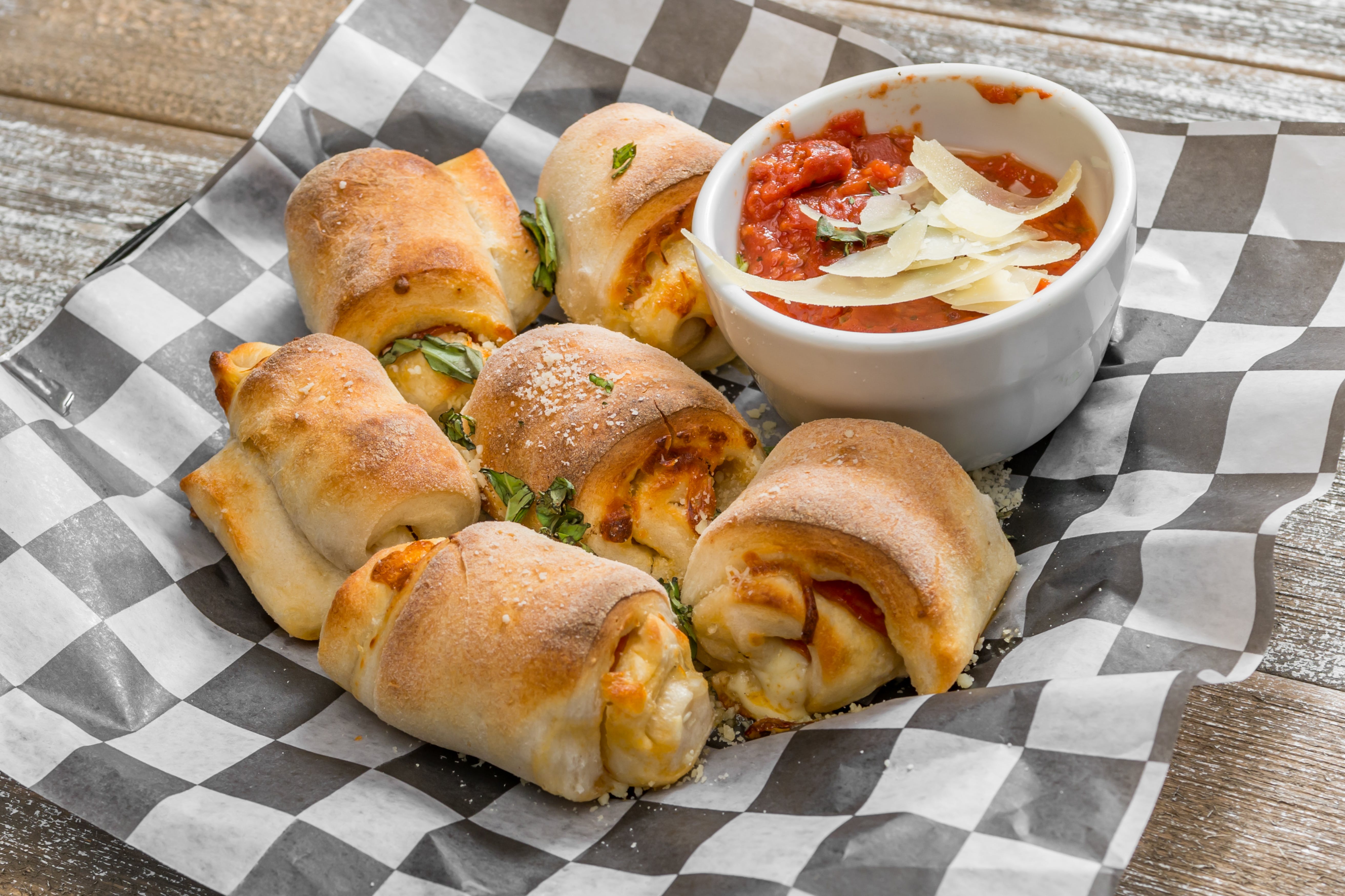 Order Marco's Famous Pepperoni Rolls - Entree food online from Gabby Italian Bistro store, Lebanon on bringmethat.com