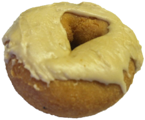 Order Caramel Iced Cake Donut food online from Jack Donuts store, Kokomo on bringmethat.com