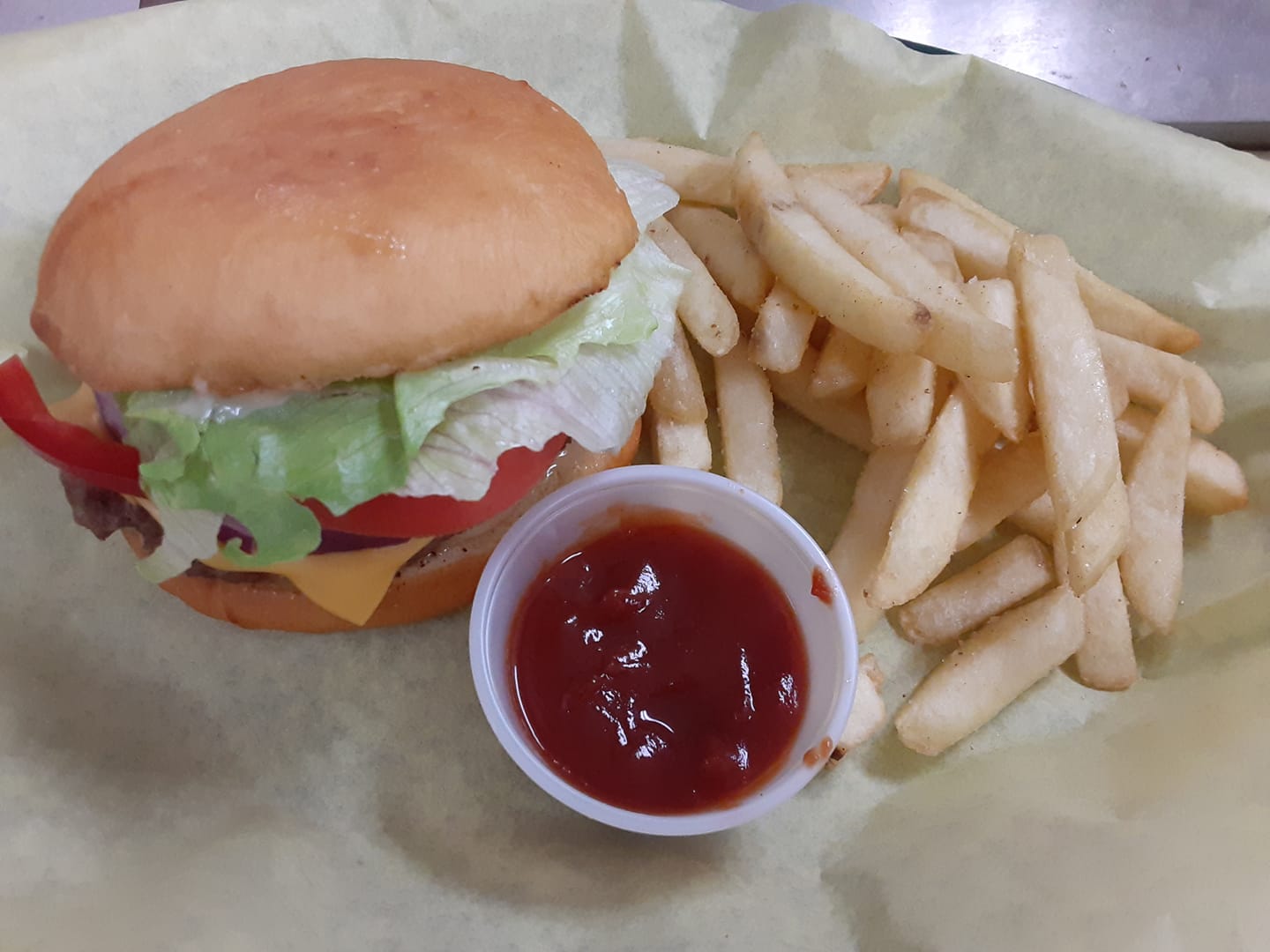Order Burger food online from 19th Donut Hole store, Mesa on bringmethat.com
