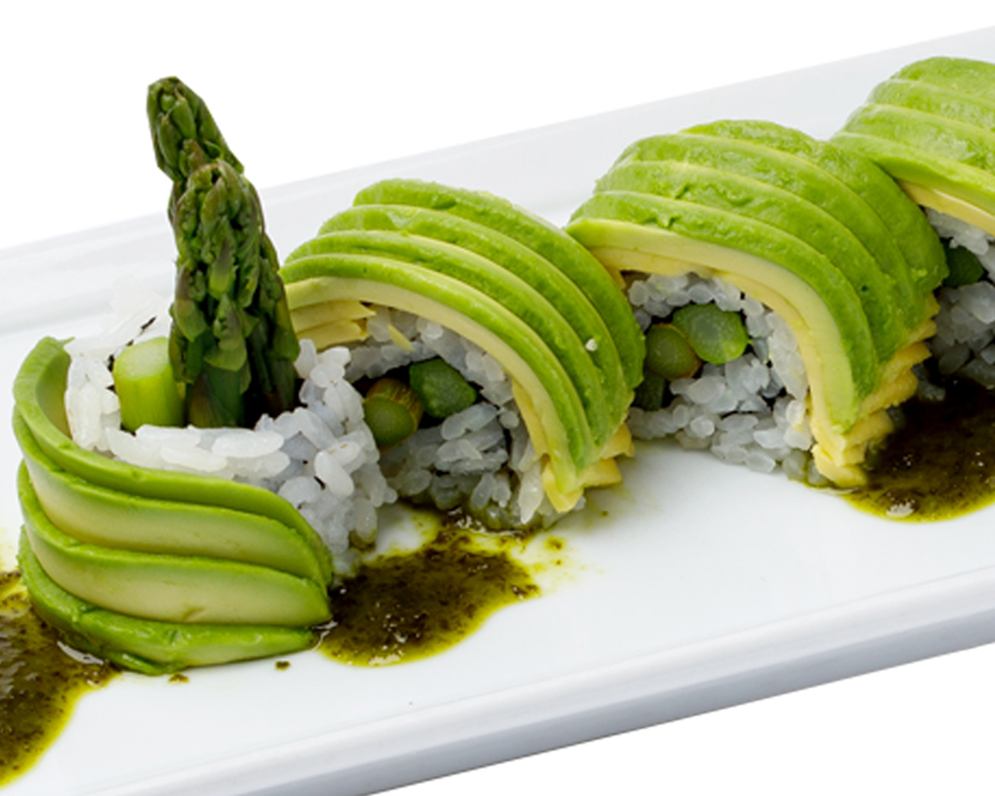 Order Green Roll food online from Kabuki Japanese Restaurant store, Pasadena on bringmethat.com