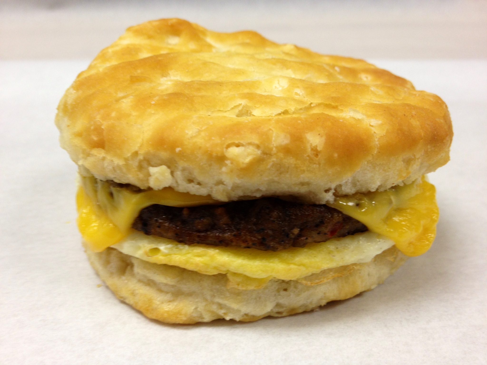Order Sausage, Egg & Cheese Biscuit-Large! food online from The Donut Hole Lakeway North store, Austin on bringmethat.com
