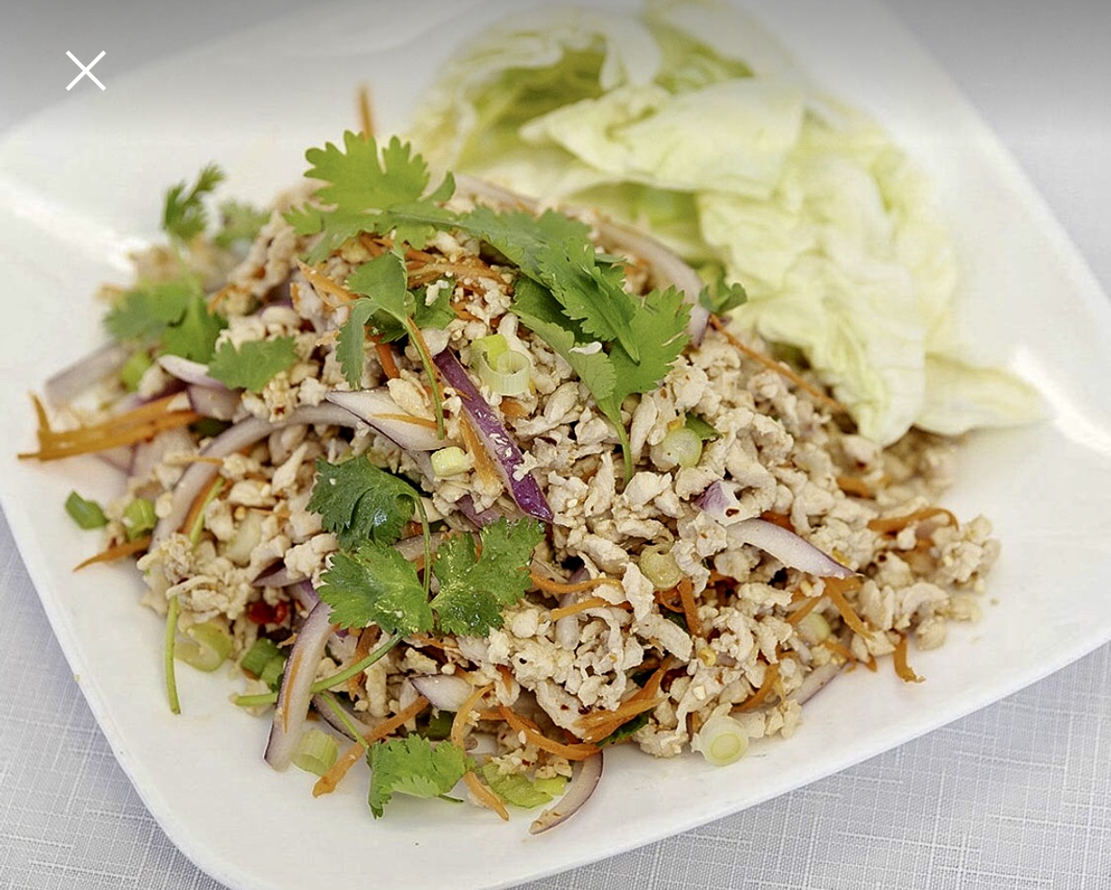 Order 20. Larb Chicken Salad food online from Thai Rama store, Glendale on bringmethat.com