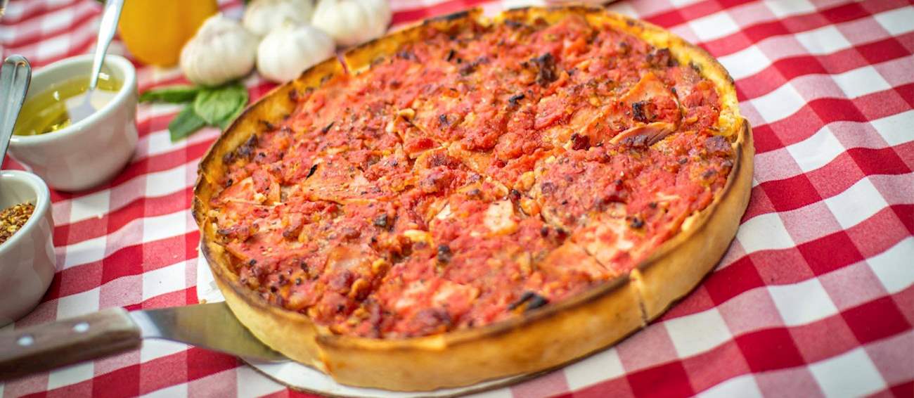 Order Meat Lovers Deep Dish Pizza food online from Pizano's Pizza store, Chicago on bringmethat.com