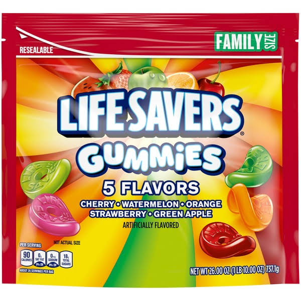 Order Life Saver Gummi 5 Flavor Bag food online from Terrible store, Las Vegas on bringmethat.com