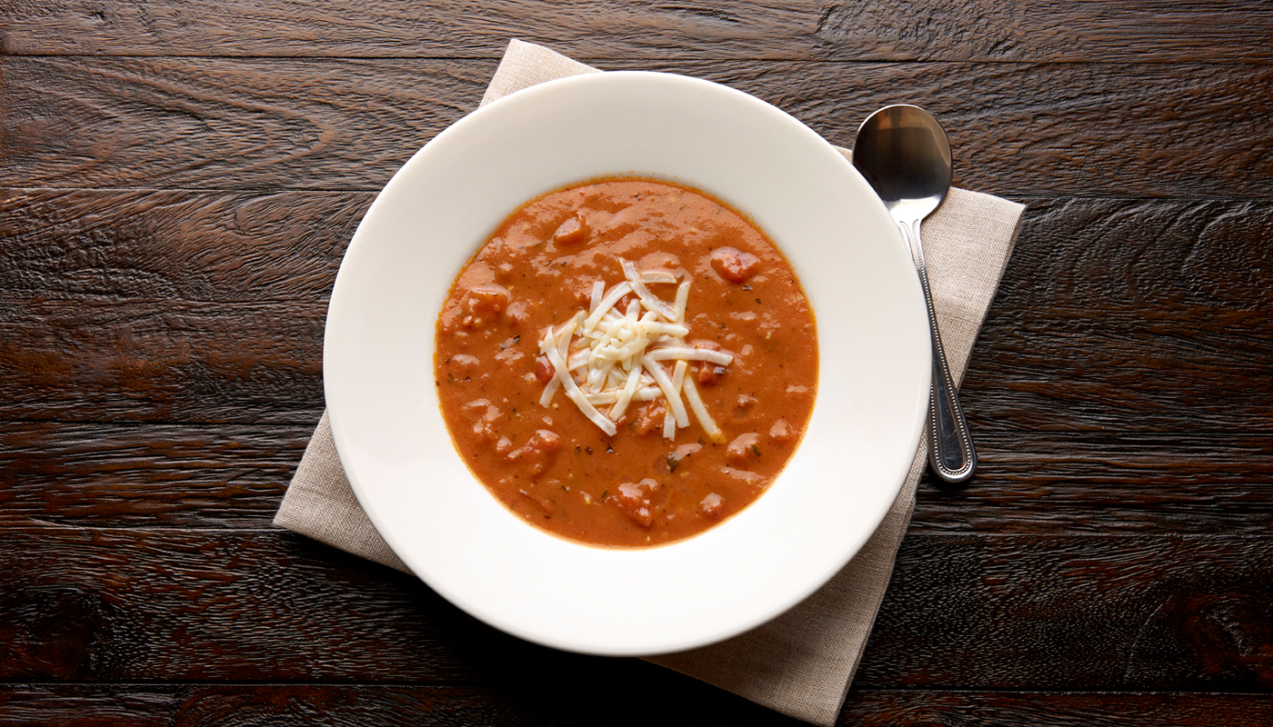 Order Tomato Basil Soup food online from Jason Deli store, Cincinnati on bringmethat.com