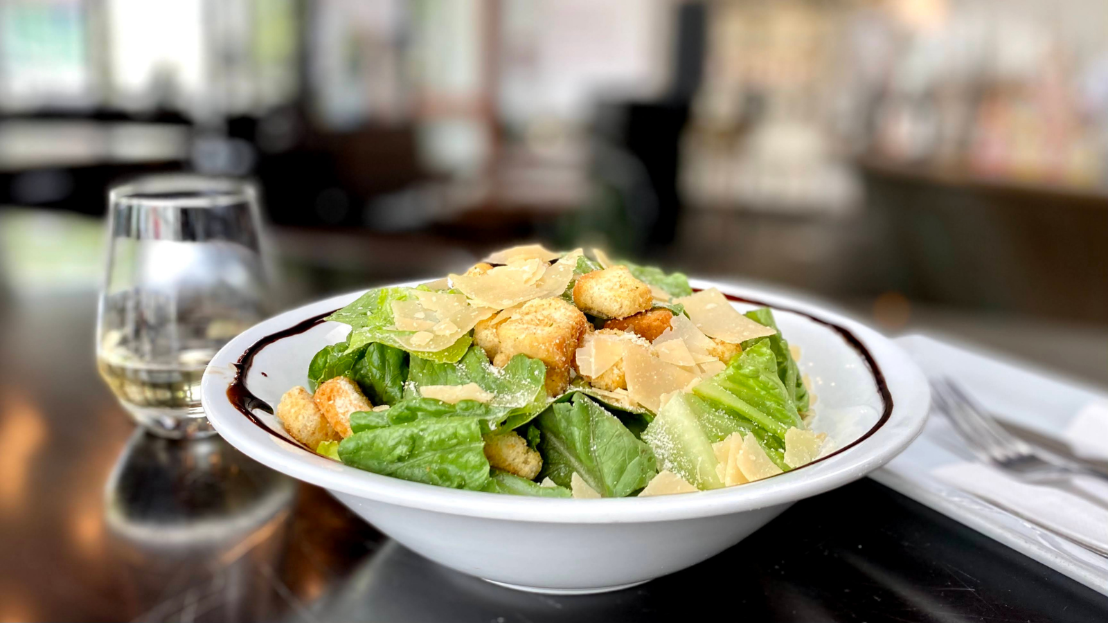 Order The Caesar Salad food online from Midici Wood Fired Pizza store, Ventura on bringmethat.com