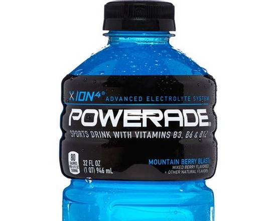 Order Powerade Mountain Blast 28 oz food online from Shell store, Pleasant Hill on bringmethat.com
