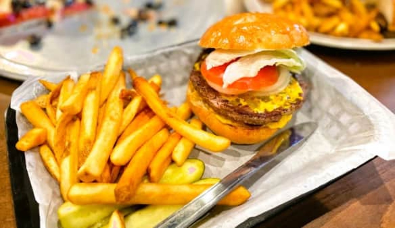 Order Cheeseburger food online from The Garret of Campbell store, campbell on bringmethat.com