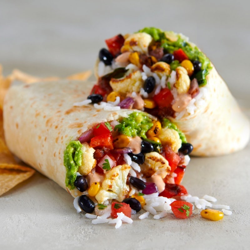 Order Burrito Especial With Grilled Veggies food online from Rubio's Fresh Mexican Grill store, Adelanto on bringmethat.com