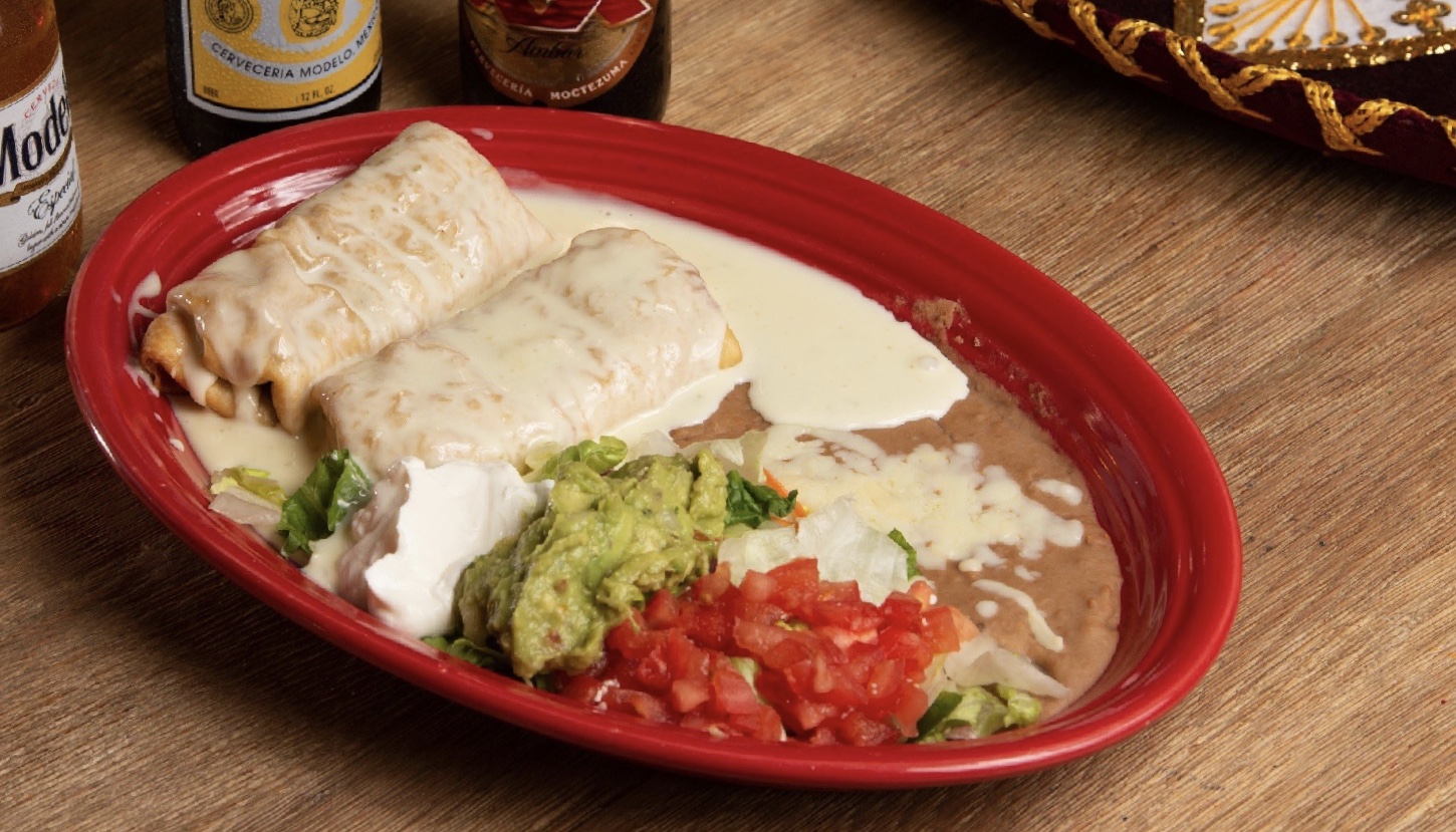 Order Chimichangas food online from El Rodeo store, Columbus on bringmethat.com