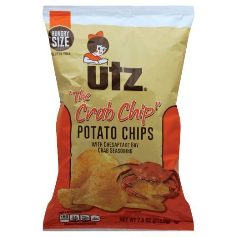 Order Utz Potato Chips The Crab Chip 7.5oz food online from 7-Eleven store, Brockton on bringmethat.com