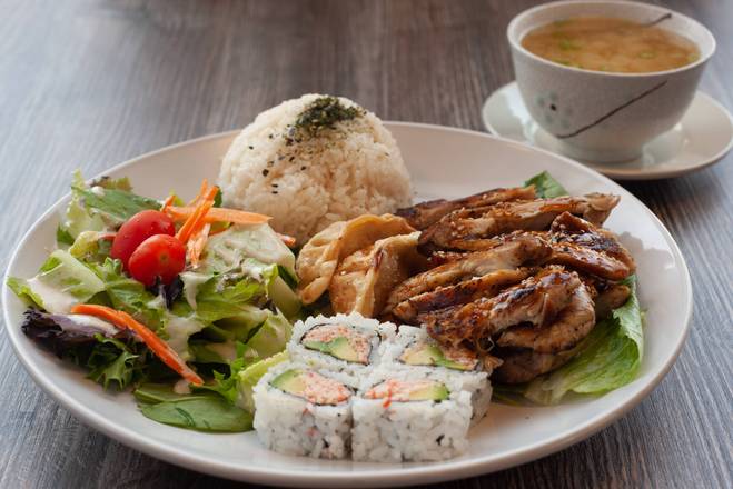 Order Chicken Teriyaki Plate food online from Yoshi Sushi store, Milpitas on bringmethat.com