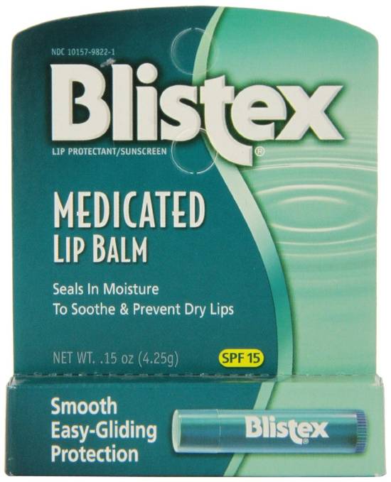 Order Blistex Lip Protectant/Sunscreen Medicated Lip Balm SPF 15 (0.15 oz) food online from Rite Aid store, PITTSBURGH on bringmethat.com