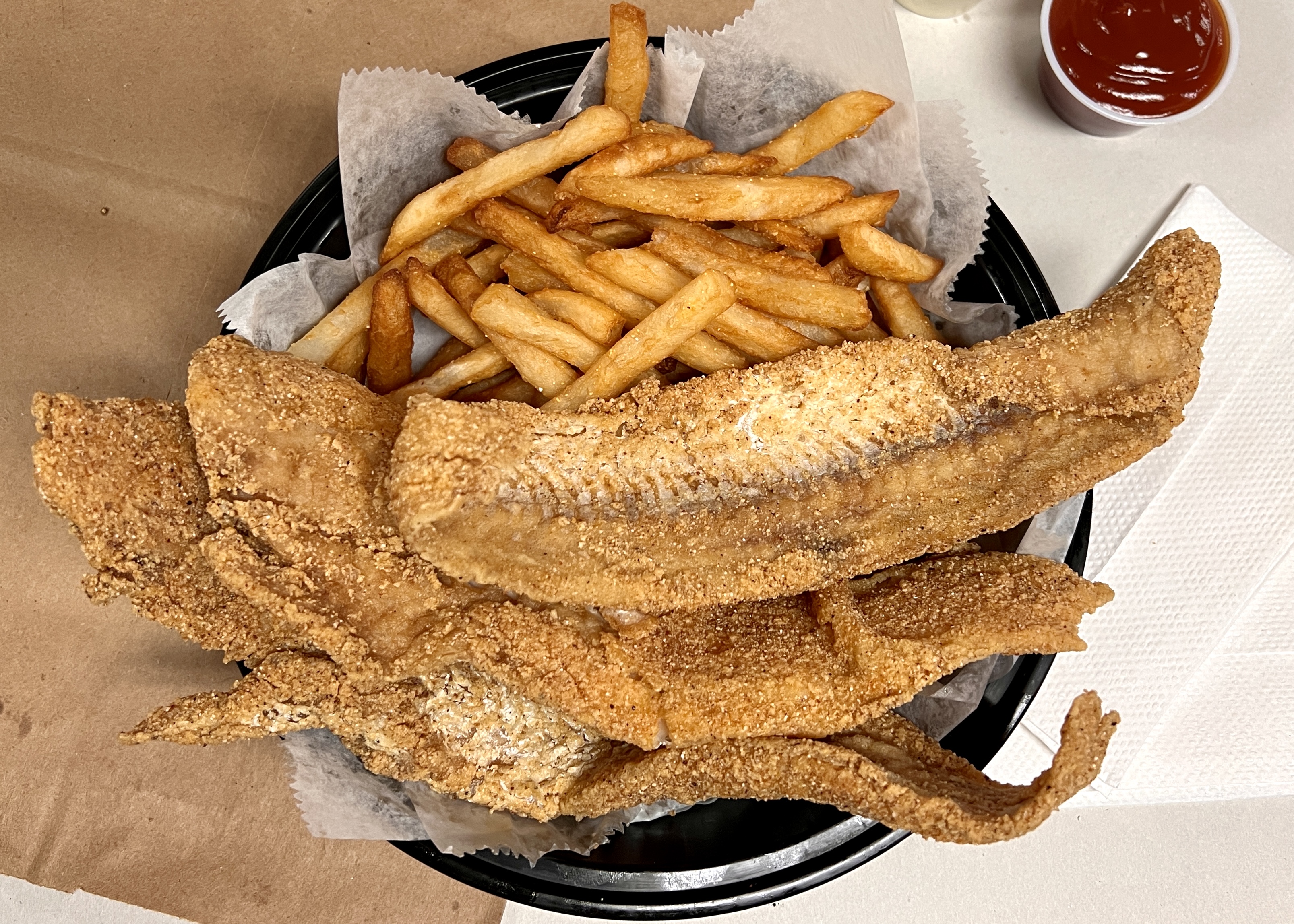Order Whiting (3 pcs) food online from Sc Fried Seafood store, Atlanta on bringmethat.com