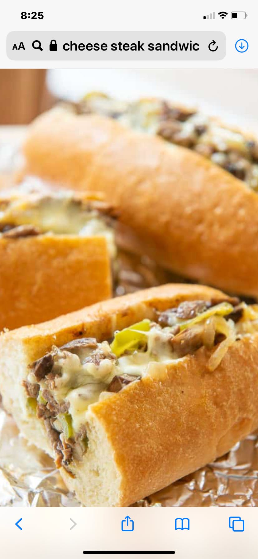 Order Cheesesteak Sandwich - 10" food online from Il Forno store, Branchburg on bringmethat.com