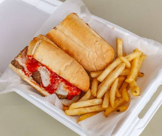 Order Meatball Sandwich Combo food online from Nuccio's Express store, North Chesterfield on bringmethat.com