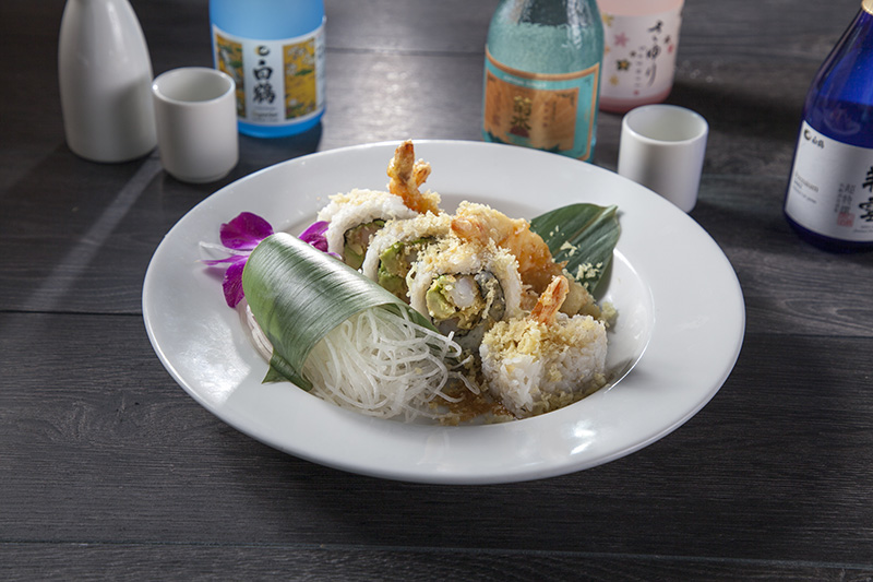Order T13. Shrimp Tempura Roll food online from Sake Sushi Japanese store, Montrose on bringmethat.com