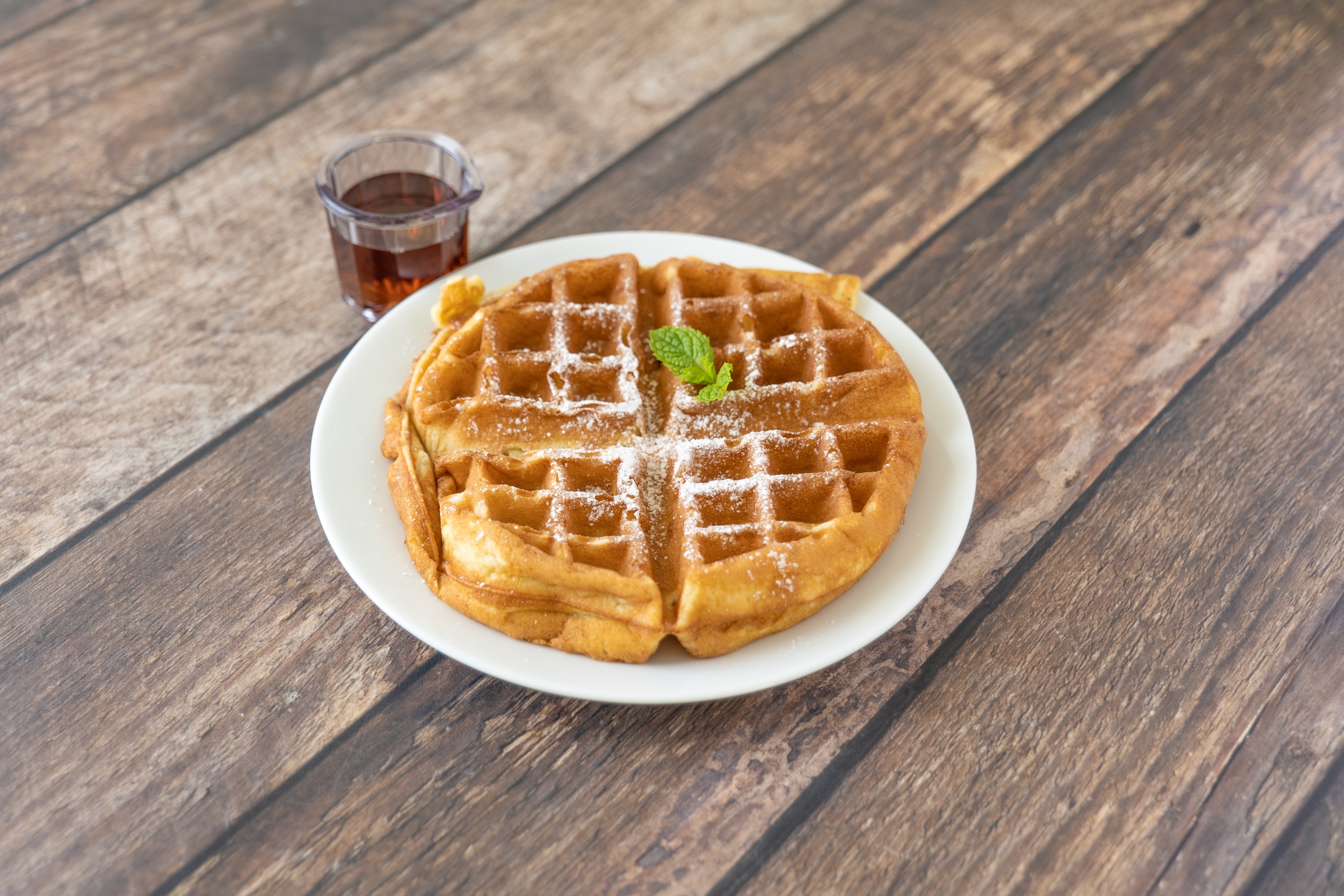Order Belgian Waffle food online from Bru's Wiffle and More store, Marina Del Ray on bringmethat.com
