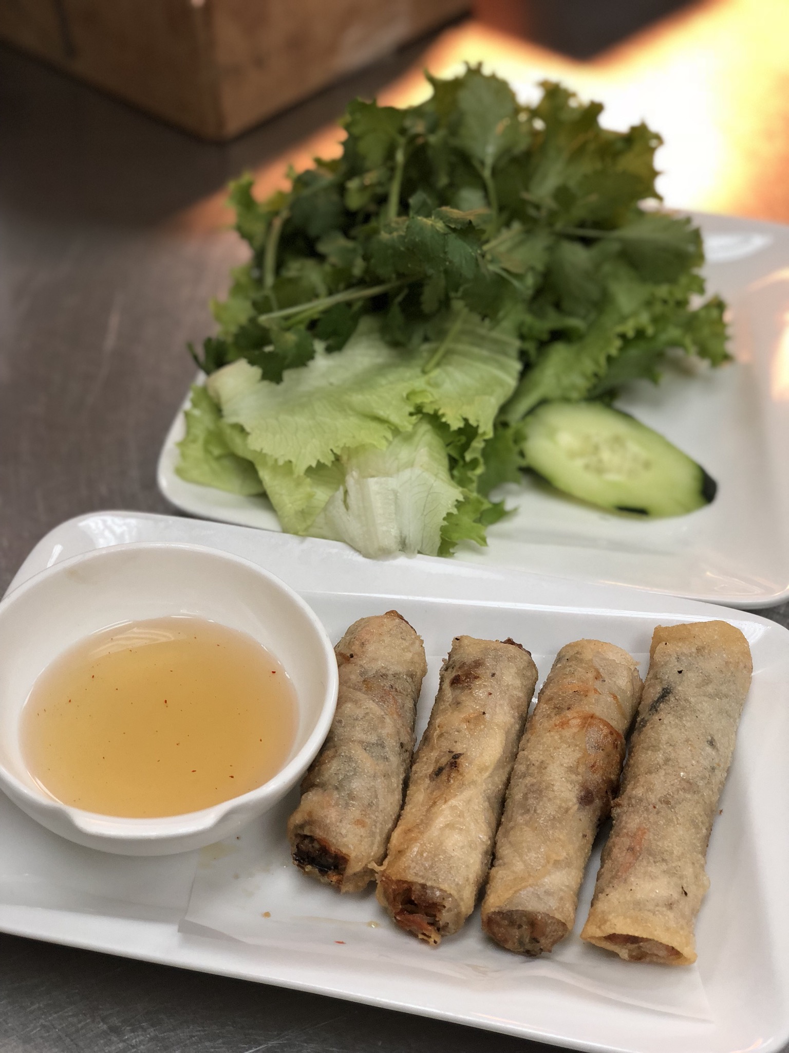 Order 4 Pieces Vietnamese Egg Rolls food online from Red Lotus Asian Grille store, Austin on bringmethat.com