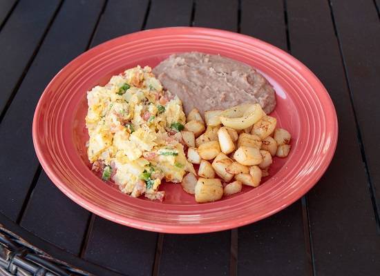 Order Huevos a La Mexicana Plate food online from Las Palapas store, College Station on bringmethat.com