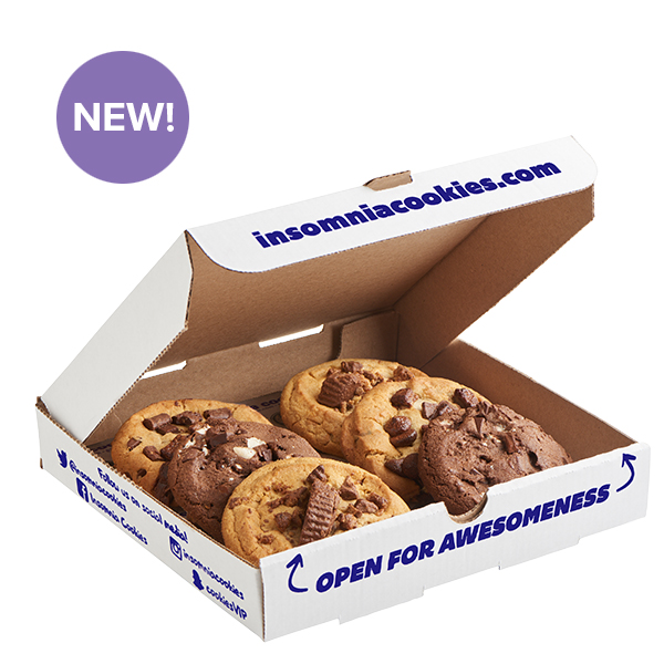 Order Deluxe 6-Pack food online from Insomnia Cookies store, Cincinnati on bringmethat.com