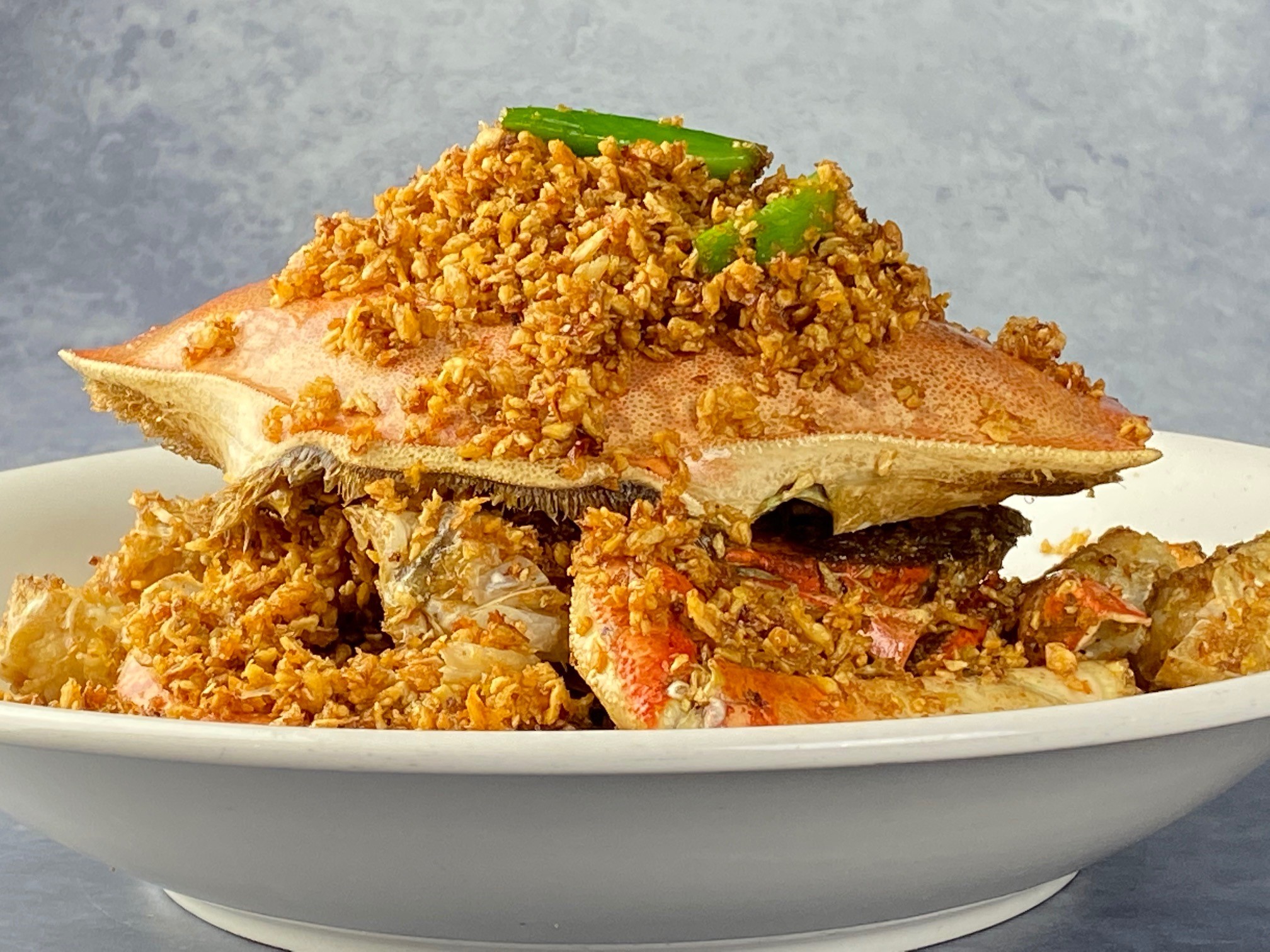 Order Typhoon Shelter Crab 避風塘炒蟹 food online from Pop Kitchen store, Daly City on bringmethat.com