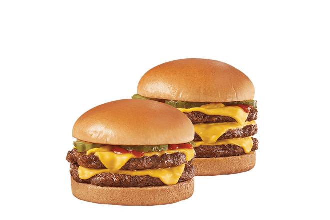 Order Original Cheeseburger Signature Stackburger™ food online from Dairy Queen Grill & Chill store, DeBary on bringmethat.com