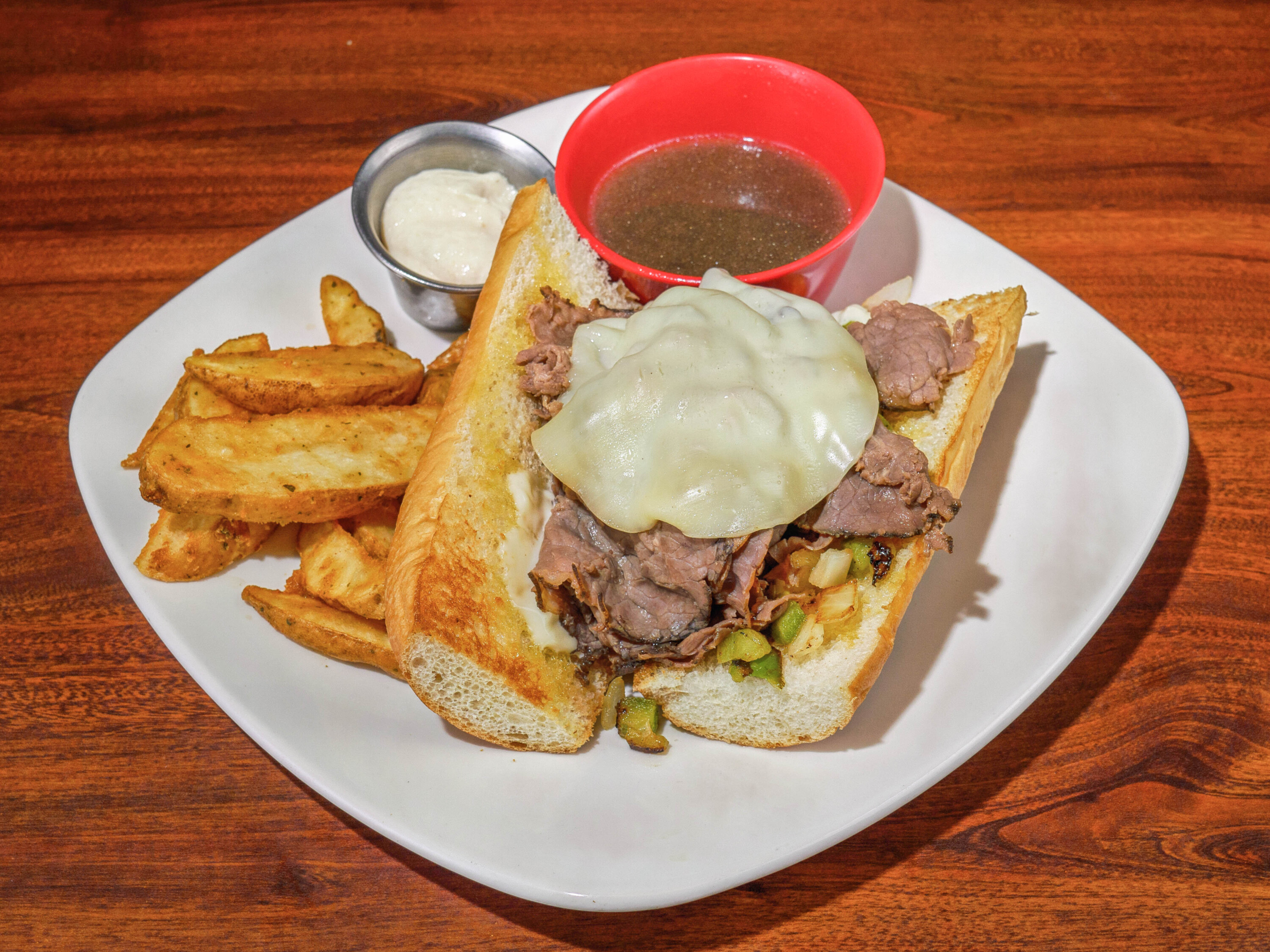 Order French Dip food online from Bacon's Bistro and Cafe store, Hurst on bringmethat.com