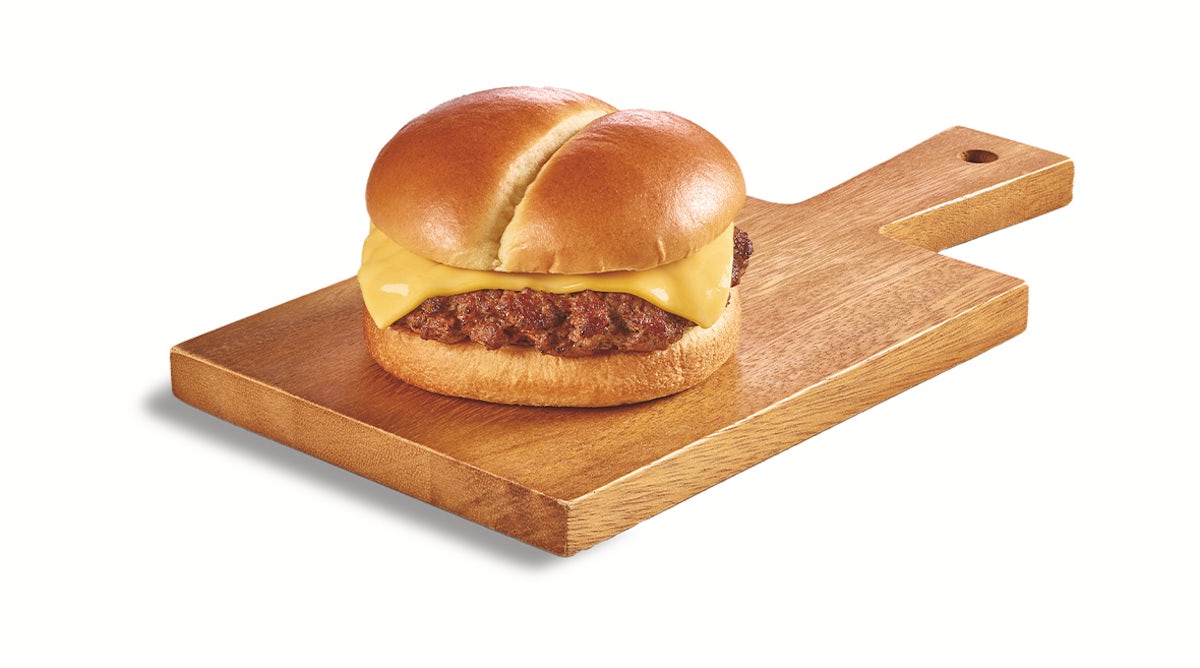 Order Jr. Cheeseburger food online from Denny store, Akron on bringmethat.com