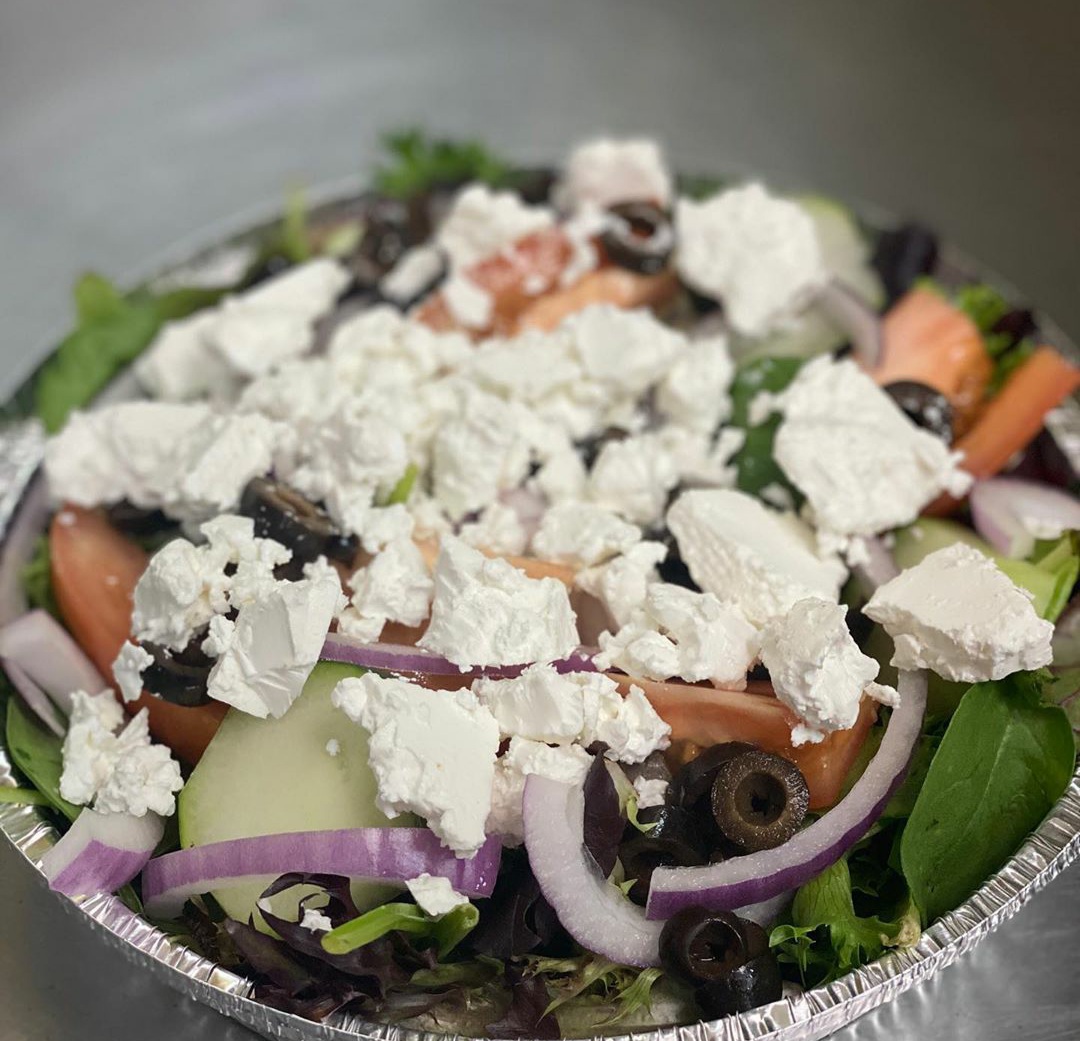 Order Greek Salad food online from Jay's Pizza & Eats store, Stony Point on bringmethat.com