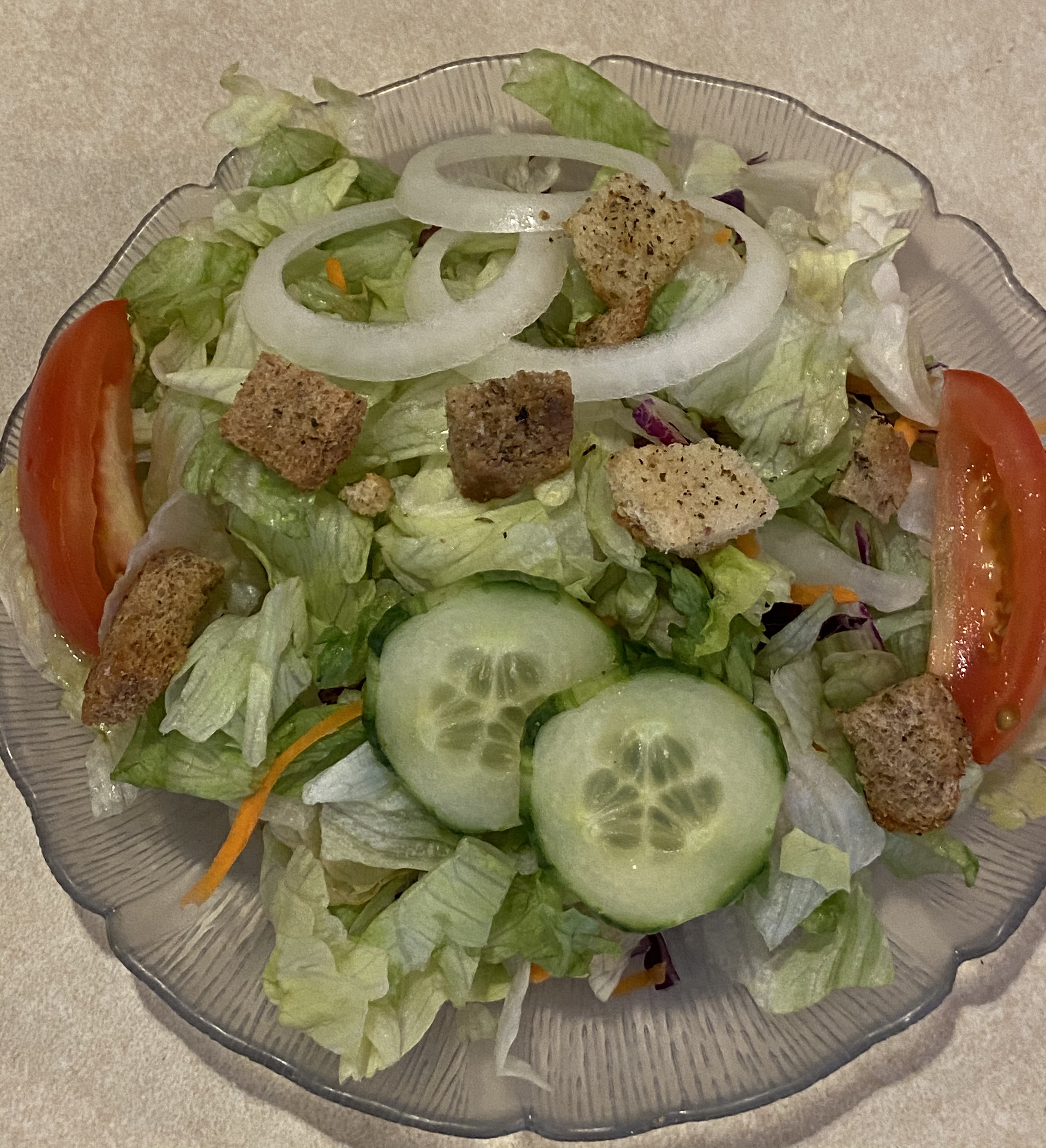 Order Tossed Salad food online from Liberty Family Restaurant store, Rochester on bringmethat.com