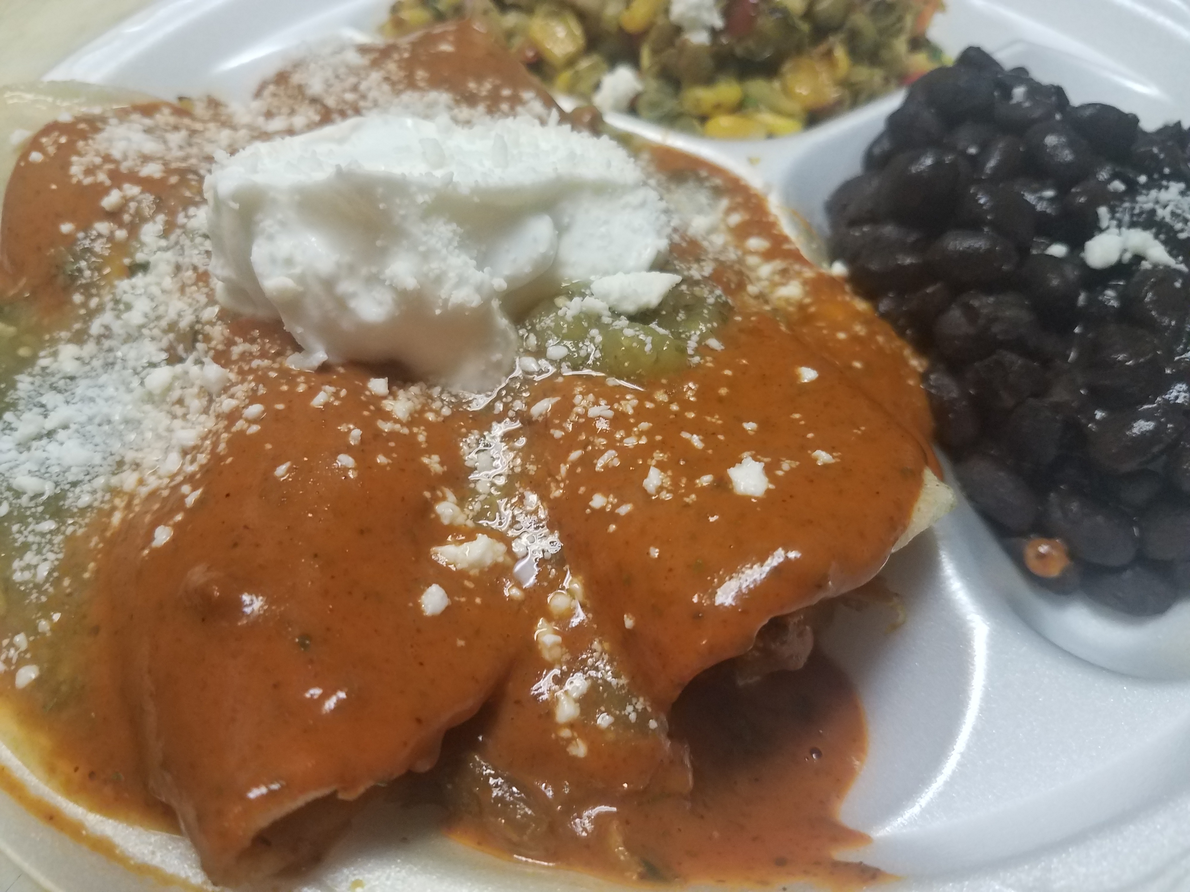 Order Dinner Spicy Cheese Enchilada food online from Achiote Grill store, Huntington Beach on bringmethat.com
