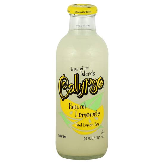 Order Calypso Lemonade Natural (20 oz) food online from Bartell Drugs store, LYNNWOOD on bringmethat.com
