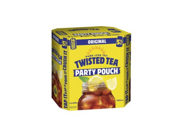 Order Twisted Tea Original Party Pouch, Hard Iced Tea - 5L Box food online from Royals Liquor store, St. Peters on bringmethat.com