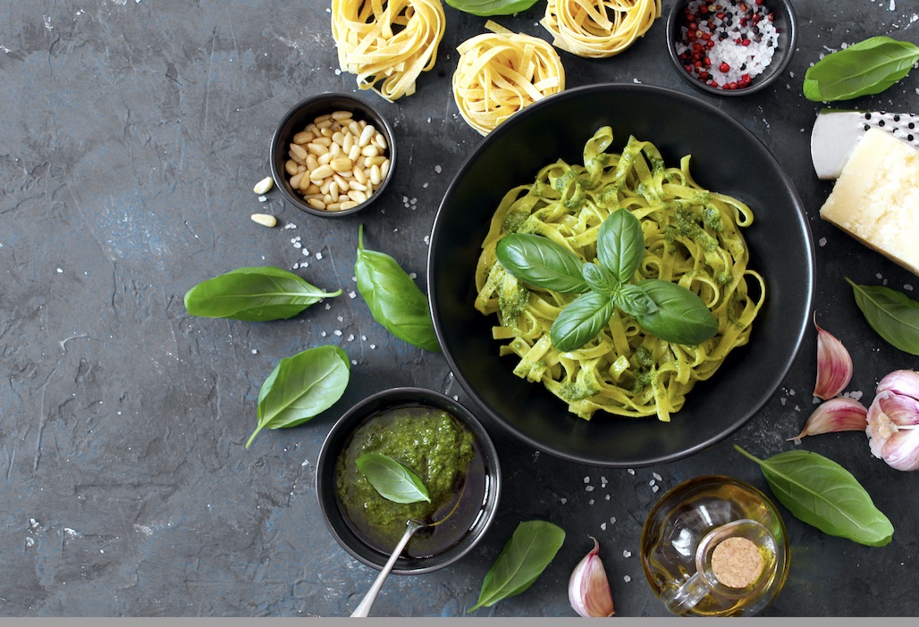 Order Pasta with Pesto alle Genovese food online from Numero 28 Pizzeria store, Brooklyn on bringmethat.com