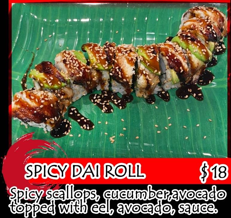 Order Spicy Dai Roll food online from Thai Thai store, Santee on bringmethat.com