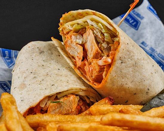 Order Buffalo Chicken Wrap food online from The Bar - Lime Kiln store, Green Bay on bringmethat.com