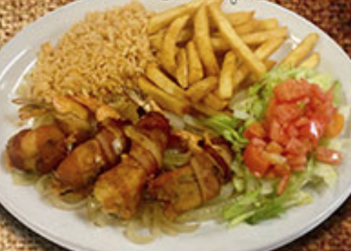 Order Shrimp Brochette food online from Two Amigos store, Houston on bringmethat.com