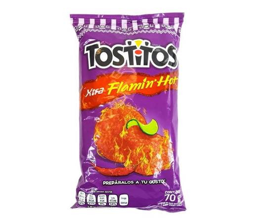 Order Tostitos Flaming Hot (65g) food online from Mayo Candy Shop store, El Centro on bringmethat.com