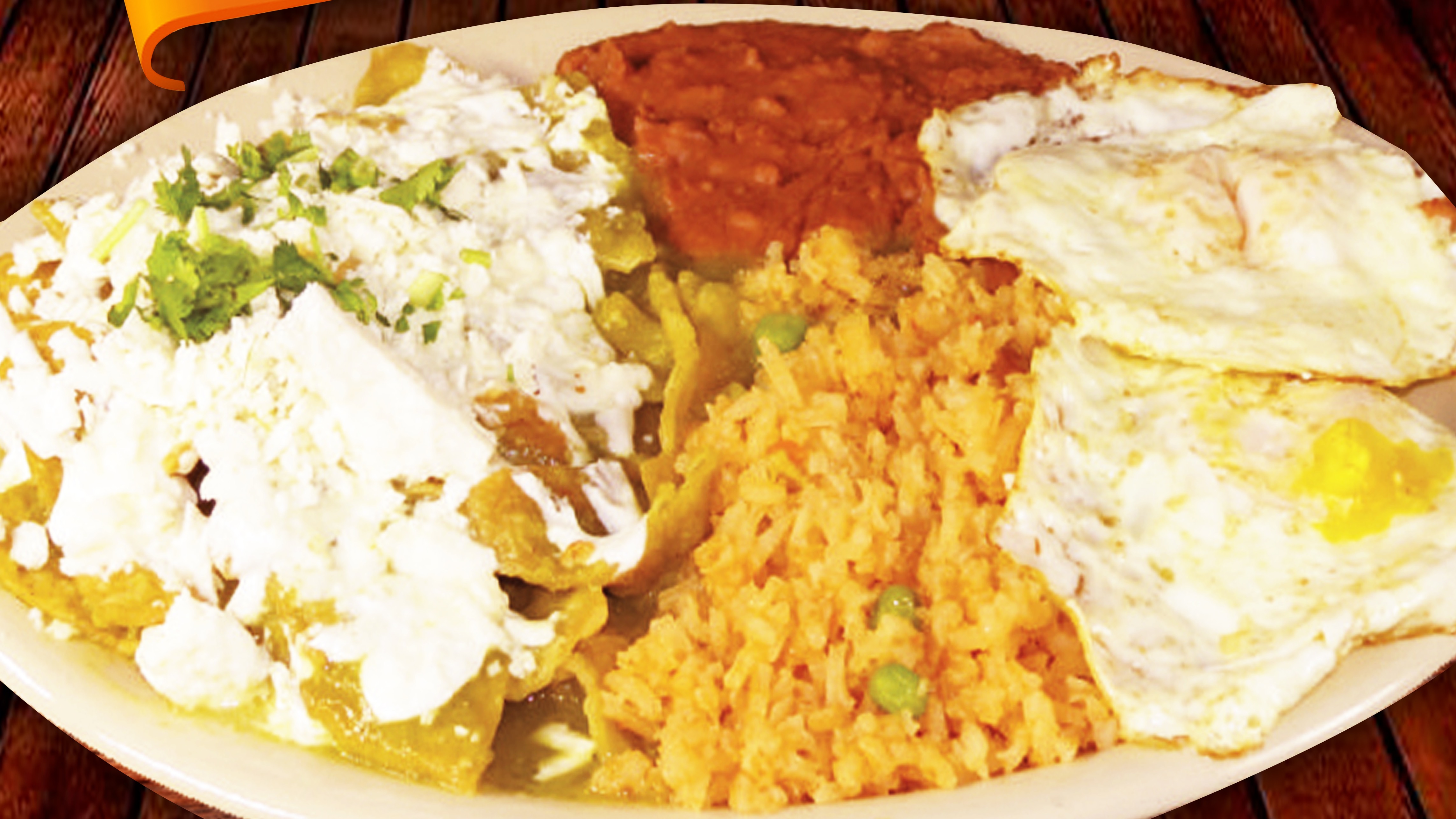 Order Chilaquiles with Eggs food online from Tamales Dona Tere store, Houston on bringmethat.com