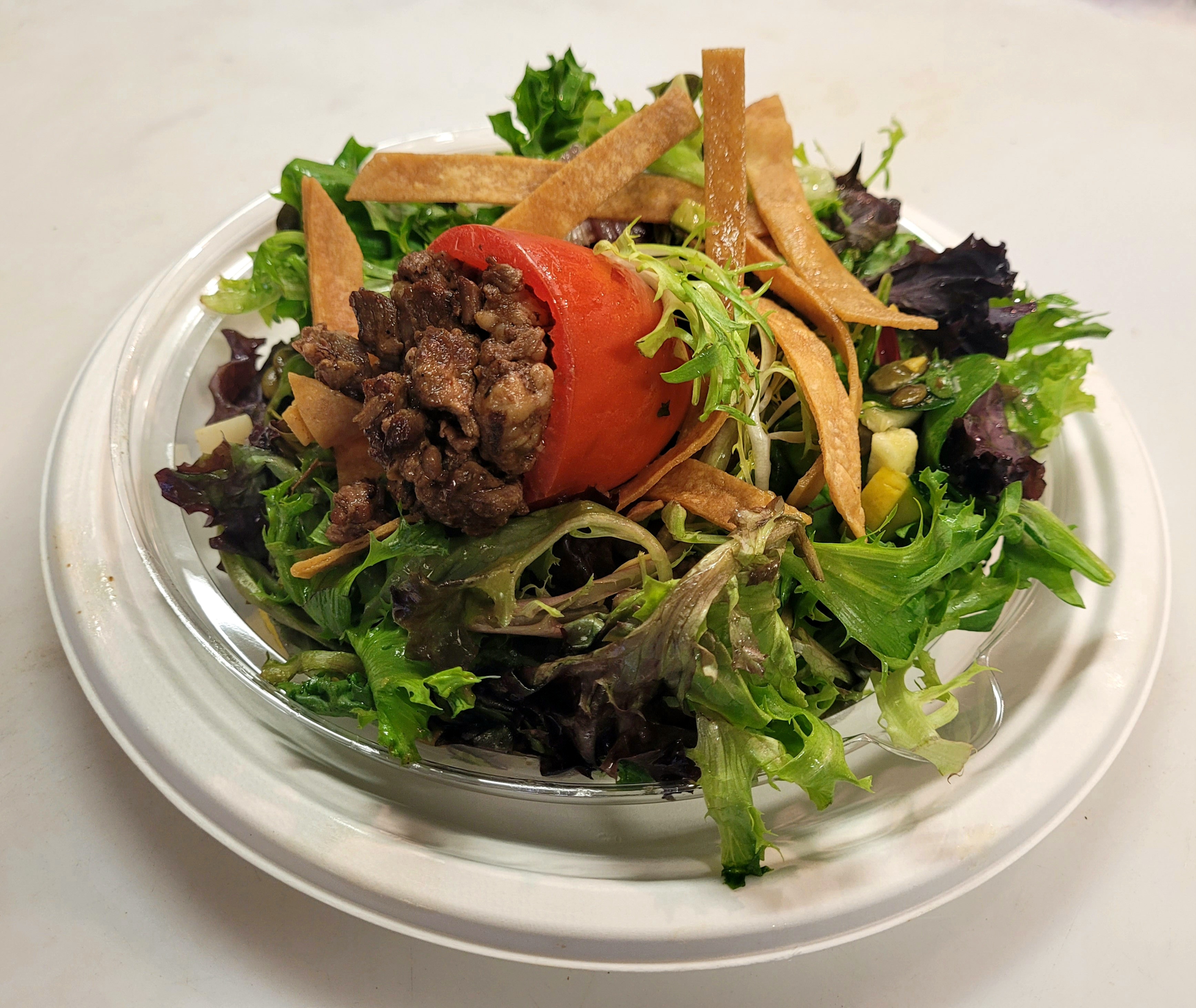 Order Caribbean Carne Asada  Salad food online from Rasta Taco store, Laguna Beach on bringmethat.com