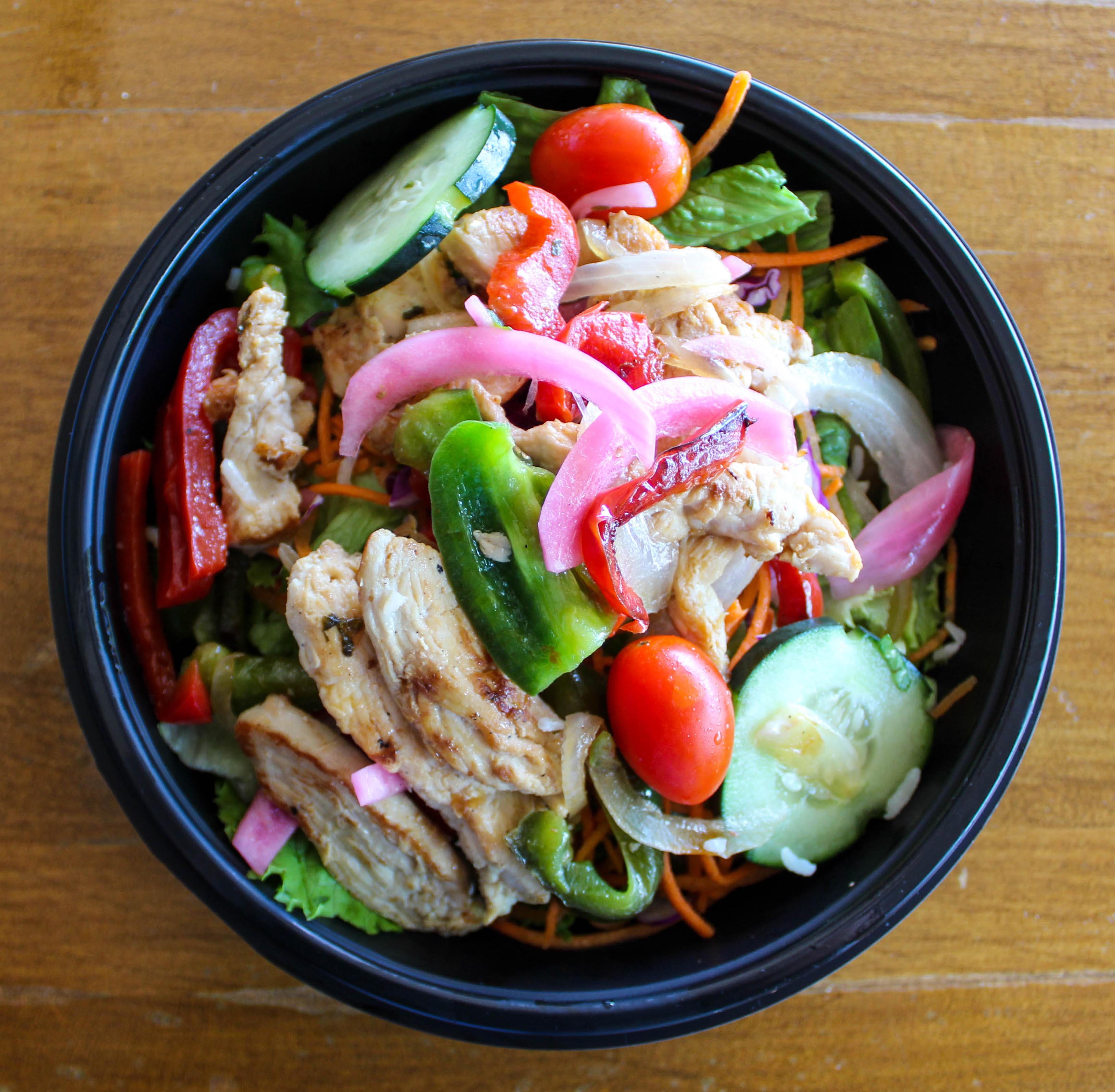 Order Fajita Salad food online from Las Palomas store, Austin on bringmethat.com