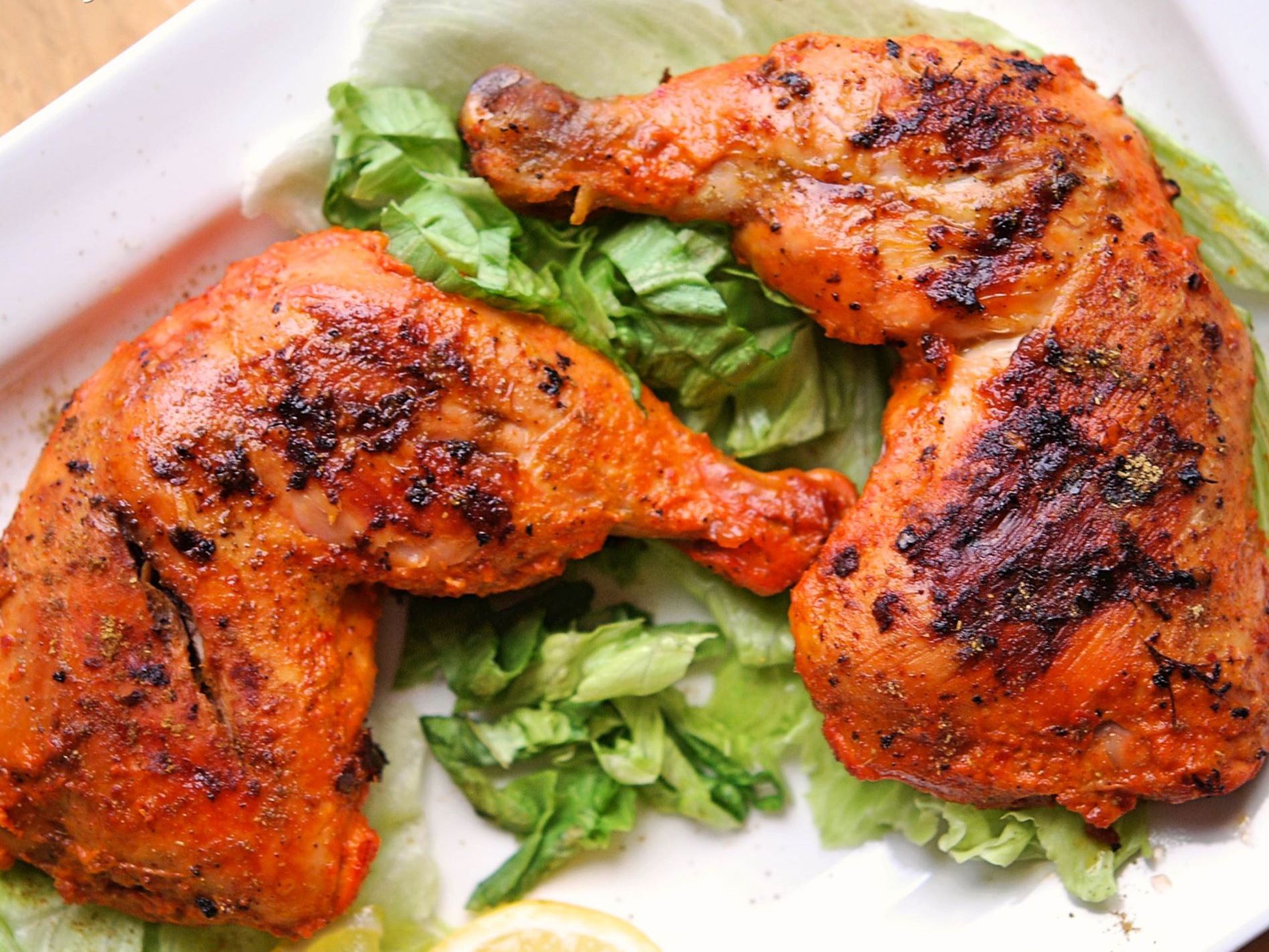 Order Tandori Chicken Legs (2 Pieces food online from Kabab House store, Atlantic City on bringmethat.com