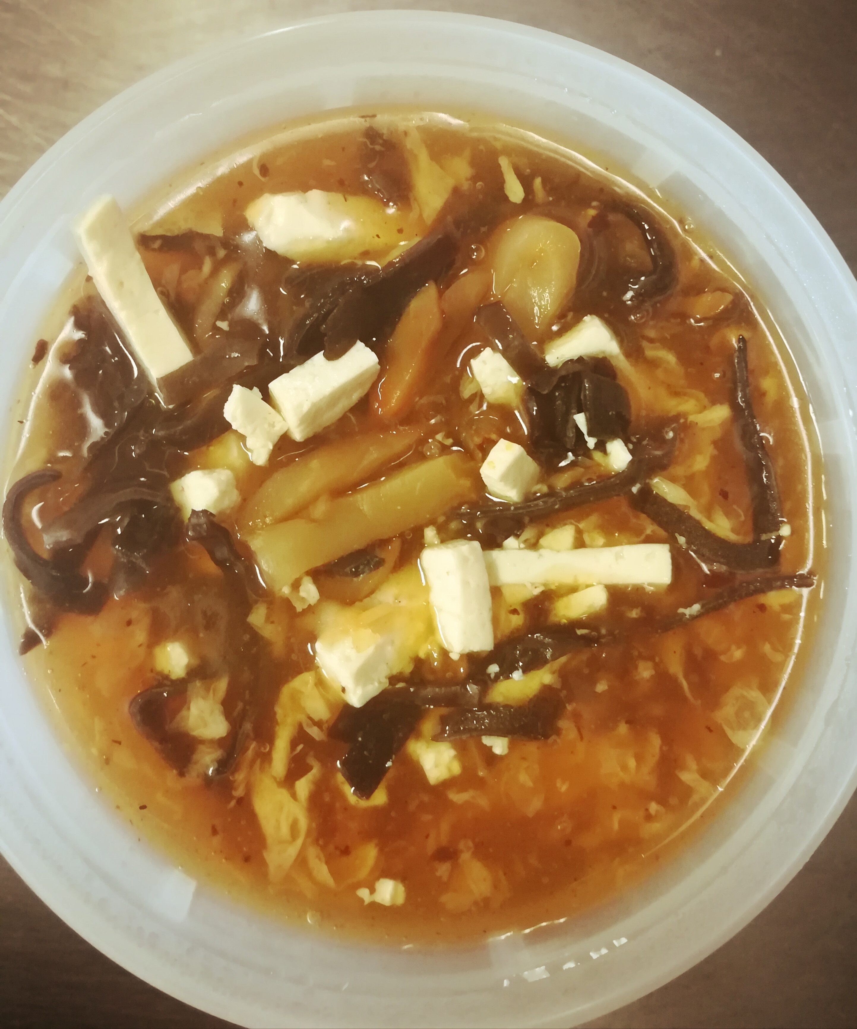 Order Hot and Sour Soup food online from Canton Wok store, Pawtucket on bringmethat.com