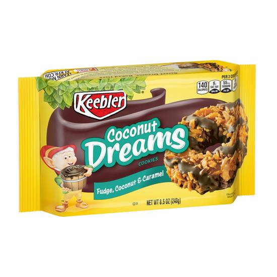 Order Keebler Coconut Dreams Cookies Fudge Caramel & Coconut (8.5 oz) food online from Rite Aid store, Yamhill County on bringmethat.com